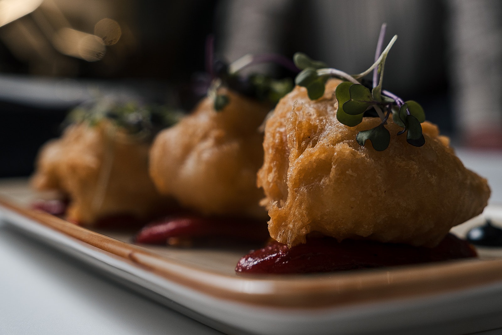 Bocados de Bacalao Dorado en Tempura